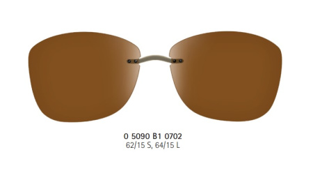 Зображення 1: Сонцезахисний Clip-on Silhouette 5090 B1 0702 L великий 64