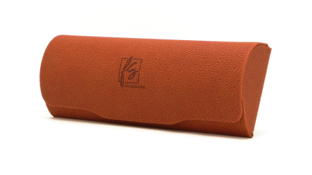 Зображення 2: Футляр для окулярів Fashion Style F019  коричневий з серветкою