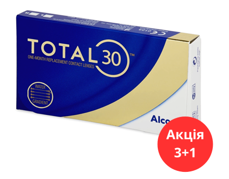 Зображення 1: Контактні лінзи TOTAL30 (3шт)
