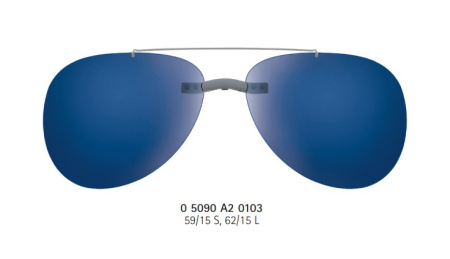 Зображення 1: Сонцезахисний Clip-on Silhouette 5090 A2 0103 L великий 62