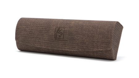 Зображення 2: Футляр для окулярів Fashion Style F093  коричневий з серветкою