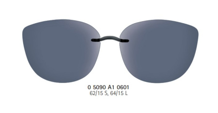 Зображення 1: Сонцезахисний Clip-on Silhouette 5090 A1 0601 L великий 64