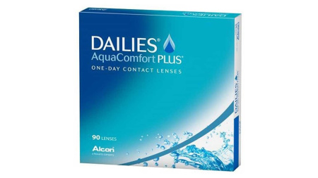 Изображение 1: Контактные линзы Dailies AquaComfortPlus 90шт