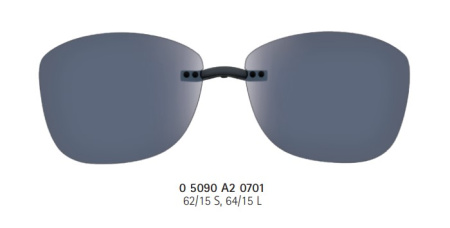Зображення 1: Сонцезахисний Clip-on Silhouette 5090 A2 0701 L великий 64